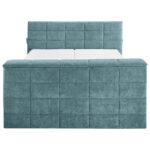 BOXSPRINGBED 180 cm x 200 cm, kerosinekleurig textiel thumbnail 6