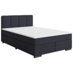 BOXSPRINGBED 120 cm x 200 cm, karton, textiel, antraciet hout thumbnail 2
