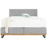 BEDBOXSPRING x, textiel, materiaal hout grijs thumbnail 3