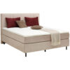 BOXSPRINGBED 180 cm x 200 cm, wit textiel