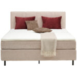 BOXSPRINGBED 180 cm x 200 cm, wit textiel thumbnail 7