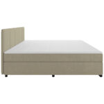 BOXSPRINGBED 200 cm x 240 cm, hout, textiel, wit karton thumbnail 3