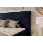 BOXSPRINGBED 180 cm x 200 cm, zwart textiel thumbnail 3