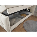 BOXSPRINGBED 180 cm x 200 cm, textiel, houtmateriaal, crèmekleur thumbnail 6