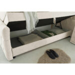 BOXSPRINGBED 180 cm x 200 cm, textiel, houtmateriaal, crèmekleur thumbnail 4
