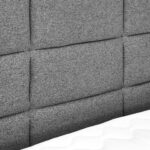 BOXSPRINGBED 120 cm x 200 cm, grijs textiel thumbnail 7