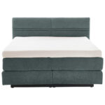 BOXSPRINGBED 180 cm x 200 cm, grijsgroen textiel thumbnail 3