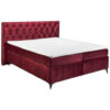 BOXSPRINGBED 180 cm x 200 cm, textiel, houtmateriaal lila