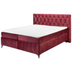 BOXSPRINGBED 180 cm x 200 cm, textiel, houtmateriaal lila thumbnail 6