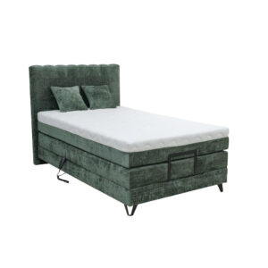 BOXSPRINGBED 120 cm x 200 cm, textiel, houtmateriaal