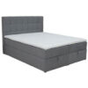 BOXSPRINGBED 160 cm x 200 cm, hout, textiel, houten materiaal