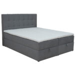 BOXSPRINGBED 160 cm x 200 cm, hout, textiel, houten materiaal thumbnail 3