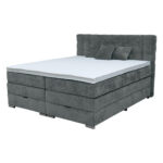 BOXSPRINGBED 160 cm x 200 cm, textiel, houtmateriaal thumbnail 7