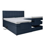 BOXSPRINGBED 180 cm x 200 cm, blauw textiel thumbnail 5