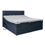 BOXSPRINGBED 180 cm x 200 cm, blauw textiel thumbnail 6