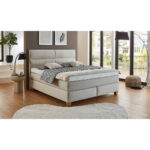 BOXSPRINGBED 180 cm x 200 cm, wit textiel thumbnail 6