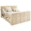 BOXSPRINGBED 180 cm x 200 cm, gebakken kleur textiel
