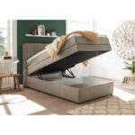 BOXSPRINGBED 120 cm x 200 cm, gebakken kleur textiel thumbnail 7
