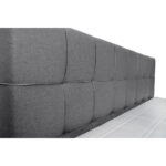BOXSPRINGBED 160 cm x 200 cm, grijs textiel thumbnail 5