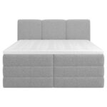 BOXSPRING BED 180 cm x 200 cm, hout, textiel, houtmateriaal grijs thumbnail 6