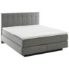 BEDBOXSPRING x, textiel grijs