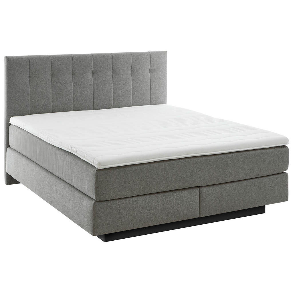 BEDBOXSPRING x, textiel grijs