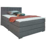 BEDBOXSPRING x, materiaal hout, textiel, grijs hout thumbnail 2