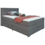 BEDBOXSPRING x, materiaal hout, textiel, grijs hout thumbnail 3