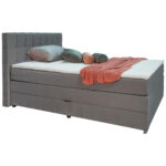 BEDBOXSPRING x, materiaal hout, textiel, grijs hout thumbnail 4