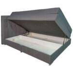 BEDBOXSPRING x, materiaal hout, textiel, grijs hout thumbnail 5