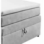 BOXSPRINGBED 120 cm x 200 cm, zilverkleur thumbnail 5