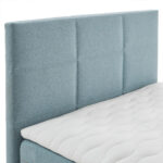 BOXSPRINGBED 90 cm x 200 cm, textiel lichtblauw thumbnail 5