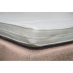 BOXSPRINGBED 180 cm x 200 cm, lichtbruin textiel thumbnail 4