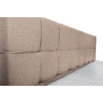 BOXSPRINGBED 180 cm x 200 cm, lichtbruin textiel thumbnail 5