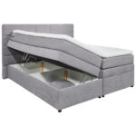 BOXSPRINGBED 180 cm x 200 cm, lichtgrijs thumbnail 3