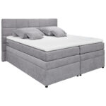 BOXSPRINGBED 180 cm x 200 cm, lichtgrijs thumbnail 6