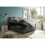 BOXSPRINGBED 180 cm x 200 cm, vuilbruin thumbnail 3