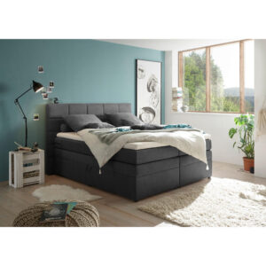 BOXSPRINGBED 180 cm x 200 cm, vuilbruin
