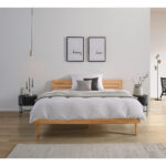 BED 180 cm x 200 cm, beukenhout (kernhout) thumbnail 4