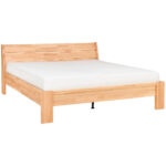 BED 180 cm x 200 cm, beukenhout (kernhout) thumbnail 2