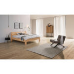 BED 180 cm x 200 cm, beukenhout (kernhout) thumbnail 3