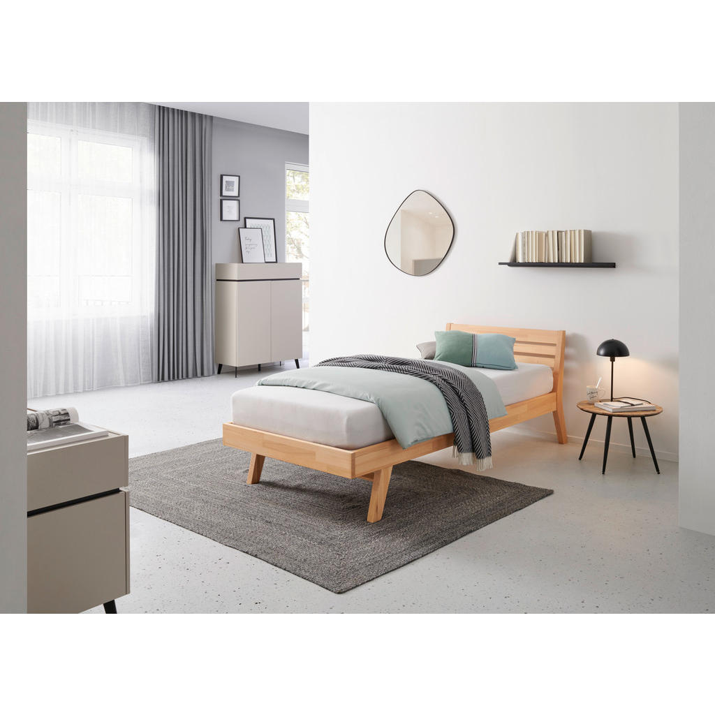 BEDDEN 90 cm x 200 cm, beukenhout (kernhout)