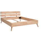 BED 140 cm x 200 cm, beukenhout (kernhout) thumbnail 7