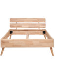 BED 120 cm x 200 cm, beukenhout (kernhout) thumbnail 7