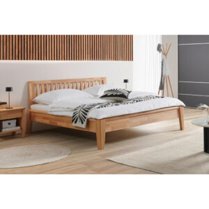 BED 200 cm x 180 cm, beukenhout (kernhout)