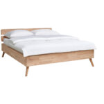 BED 140 cm x 200 cm, beukenhout (kernhout) thumbnail 2