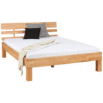 BED 140 cm x 220 cm, beukenhout (kernhout) thumbnail 2