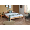 BED 180 cm x 220 cm, beukenhout (kernhout)