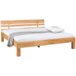 BED 180 cm x 220 cm, beukenhout (kernhout) thumbnail 2