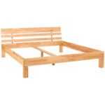 BED 180 cm x 220 cm, beukenhout (kernhout) thumbnail 7